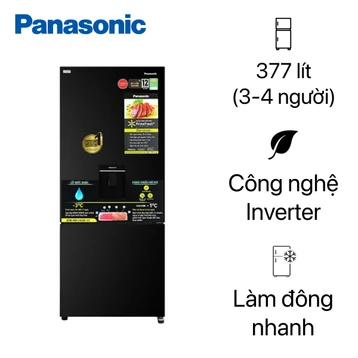 Tủ lạnh Panasonic ngăn đá dưới 377L ngăn đông mềm 2021 (NR-BX421GPKV)