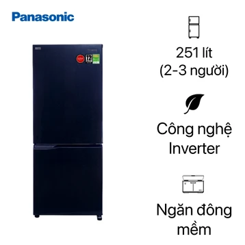 Tủ lạnh Panasonic ngăn đá dưới ngăn đông mềm 251L 2023 NR-SP275CPAV