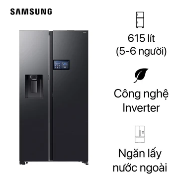 Tủ Lạnh Samsung Side By Side 615L AI Home 2025 (RS90F65D2FSV)