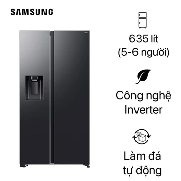 Tủ Lạnh Samsung Side By Side 635L 2025 (RS70F65K2FSV)