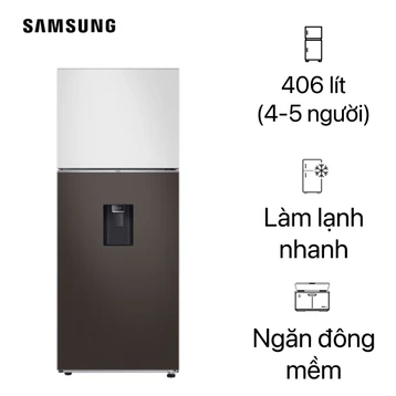 Tủ lạnh Samsung Bespoke 406L 2023 RT42CB6784C3SV