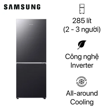 Tủ lạnh Samsung ngăn đá dưới 285L ngăn đông mềm 2025 (RB27N4020B1/SV)