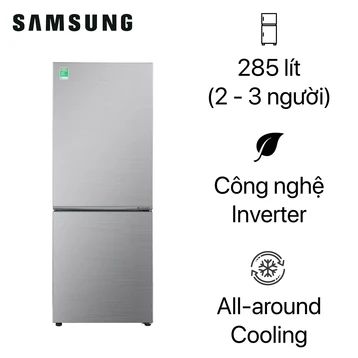 Tủ lạnh Samsung ngăn đá dưới 285L ngăn đông mềm 2025 (RB27N4020S9/SV)