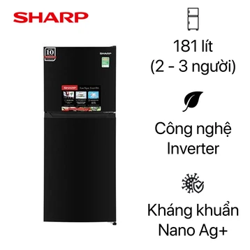 Tủ lạnh Sharp 181L 2024 (SJ-X198V-DG)