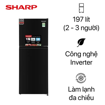 Tủ lạnh Sharp 197L 2024 (SJ-X215V-DG)