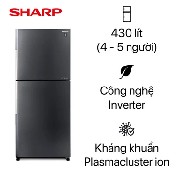 Tủ lạnh Sharp 430L 2025 (SJ-XP470AE-DS)