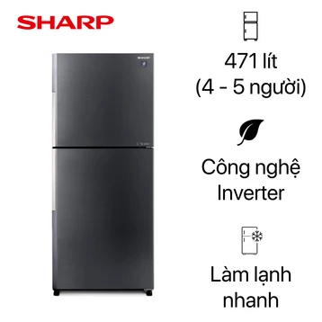 Tủ lạnh Sharp 471L 2025 (SJ-XP500AE-DS)