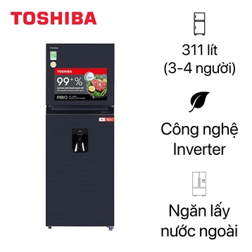 Tủ lạnh Toshiba 311 lít 2021 (GR-RT395WE-PMV(06)-MG)
