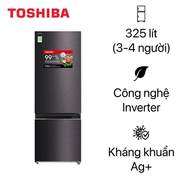 Tủ lạnh Toshiba ngăn đá dưới 325 lít 2023 (GR-RB410WE-PMV(37)-SG)