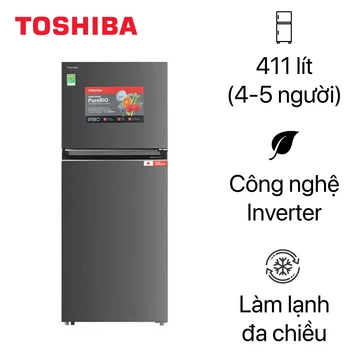 Tủ lạnh Toshiba 411 lít 2023 (GR-RT559WE-PMV(58)-MM)