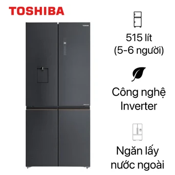 Tủ lạnh Toshiba Multidoor 515 lít 2024 (GR-RF675WI-PMV(06)-MG)