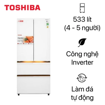 Tủ lạnh Toshiba Multidoor 533 lít 2024 (GR-RF690WI-PGV(67))