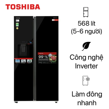 Tủ lạnh Toshiba side by side 568 lít 2023 (GR-RS755WIA-PGV(22)-XK)
