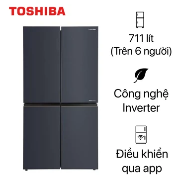 Tủ lạnh Toshiba Multidoor 711 lít 2024 (GR-RF900WI-PMV(06)-MG)