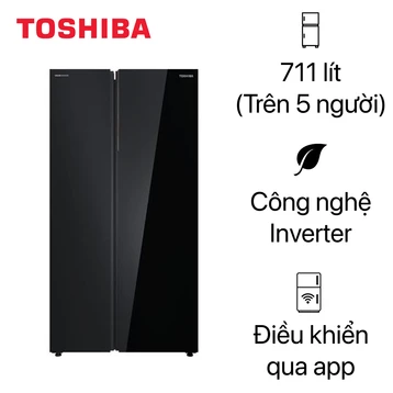 Tủ lạnh Toshiba side by side 711 lít 2025 (GR-RS905WIA-PGV(22)-XK)
