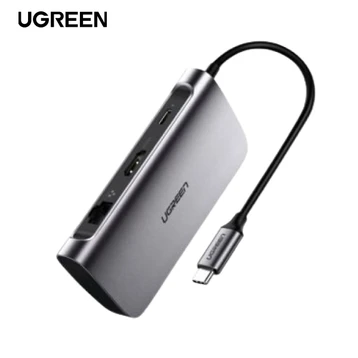 Hub Ugreen 7 in 1 USB-C to HDMI, LAN, USB 3.0, SD/1F CM121 50852