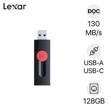 USB Lexar Dual Drive D300 USB 3.2 Gen1 Type-C 128GB