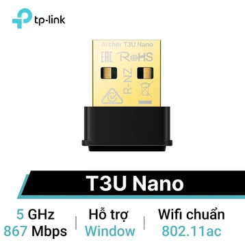 USB Wifi băng tần kép AC1300 Tp-Link T3U Nano