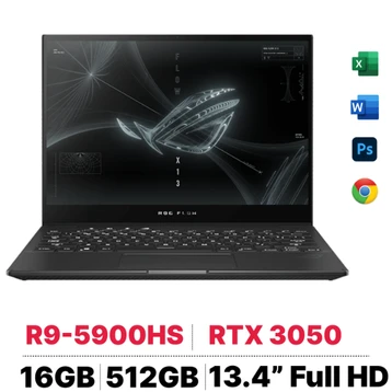 Laptop Asus Rog Flow X13 GV301QC K6082T - Cũ Xước Cấn