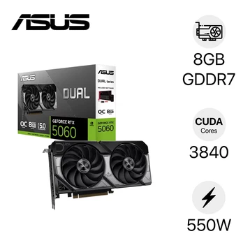 VGA Asus Dual Geforce RTX 5060 8GB GDDR7 OC DUAL-RTX5060-O8G