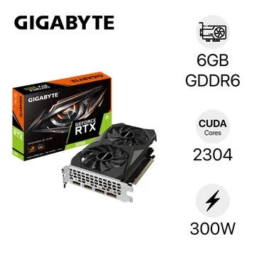 VGA Gigabyte GeForce RTX 3050 WindForce OC 6GB GV-N3050WF2OCV2-6GD