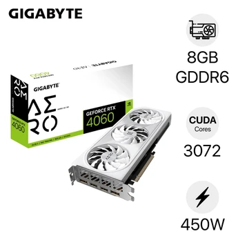 Card màn hình Gigabyte RTX 4060 AERO OC 8GB GDDR6