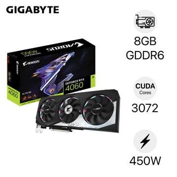 Card màn hình Gigabyte RTX 4060 AORUS 4060 ELITE 8GB