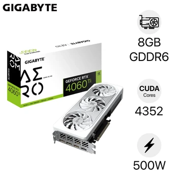 Card màn hình Gigabyte RTX 4060Ti AERO OC 8GB GDDR6