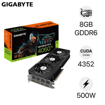Card màn hình Gigabyte RTX 4060Ti GAMING OC 8GB GDDR6