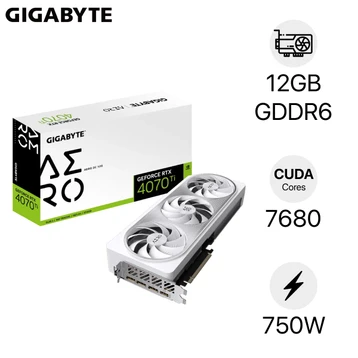 Card màn hình Gigabyte RTX 4070 Ti AERO OC 12G