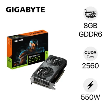 VGA Gigabyte RTX 5050 WindForce OC 8GB N5050WF2OC-8GD