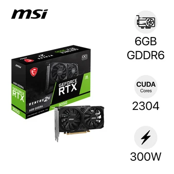 VGA MSI Geforce RTX 3050 Ventus 2X E 6G OC
