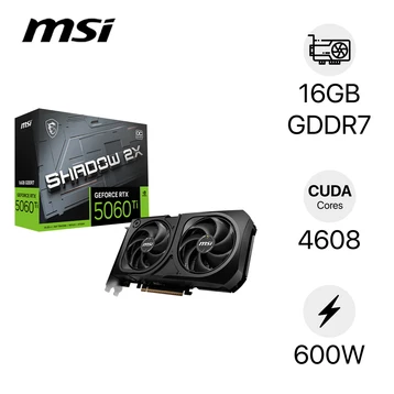 VGA MSI Geforce RTX 5060 Ti 16G Shadow 2X OC
