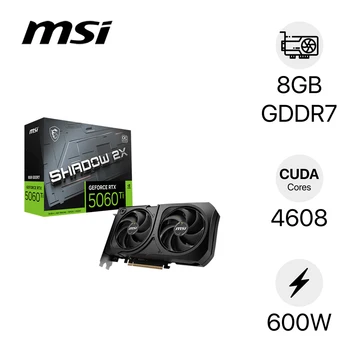 VGA MSI GeForce RTX 5060 Ti 8G Shadow 2X OC Plus