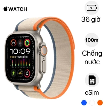 Apple Watch Ultra 2 49mm (4G) dây vải trail - Cũ Đẹp