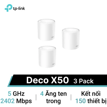 Wifi Mesh TP-Link Deco X50 WiFi 6 AX3000 (3 Pack)
