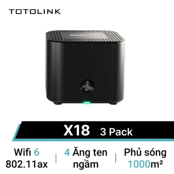 WiFi Mesh WiFi 6 Totolink X18 3 Pack
