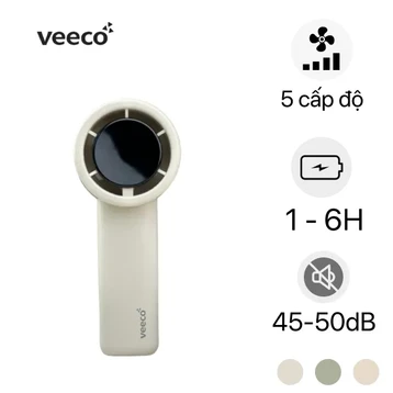 Quạt cầm tay mini Veeco H30 2000mAh