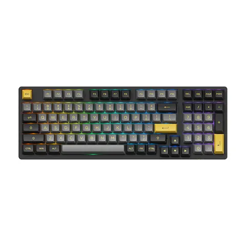 Bàn Phím Cơ Bluetooth Akko 3098B Plus Black & Gold Fairy Silent switch