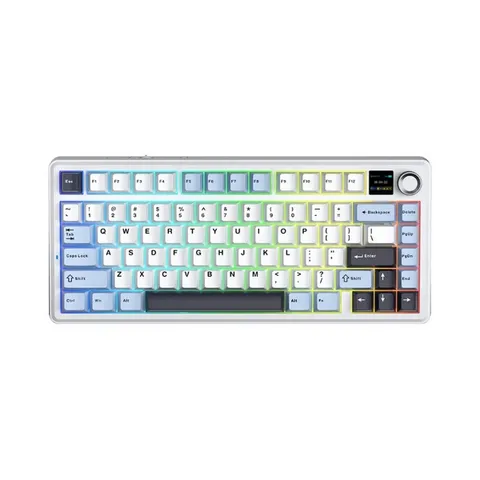 Bàn phím không dây Aula F75 Max Glacier Blue