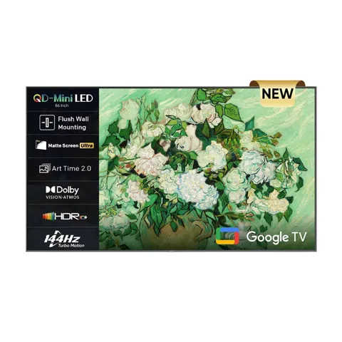 Google Tivi Coocaa khung tranh QD-QLED 4K 86 inch 2025 (86L85)