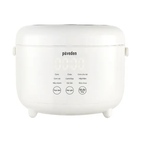Nồi cơm điện tử 1.2L Paveden PR-1255SW