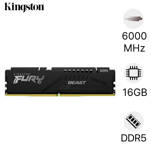 RAM PC Kingston Fury DDR5 6000MHz 16GB (1*16) KF560C36BBE2-16WP