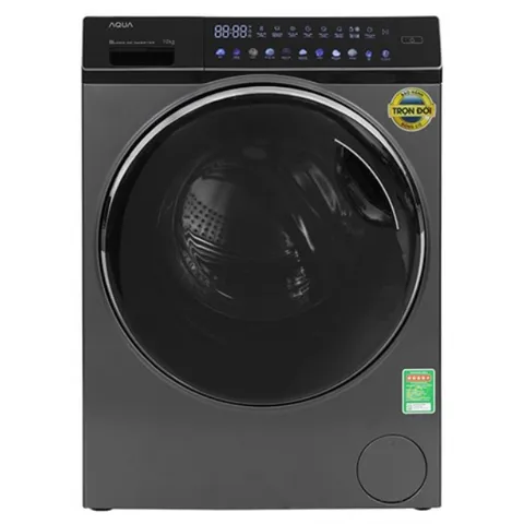 Máy giặt Aqua cửa ngang 10kg 2023 (AQD-DDW1000J.BK)