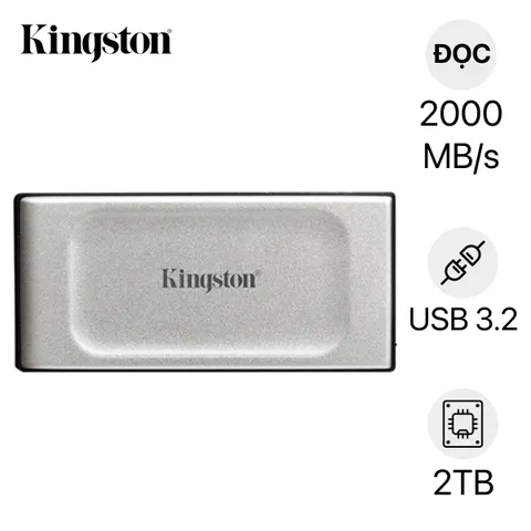 Ổ cứng SSD 2TB Kingston Portable XS2000