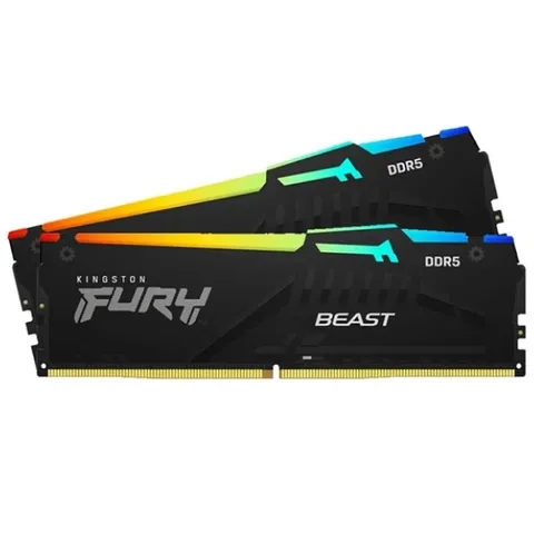 Ram PC Kingston Fury Beast RGB DDR5 5600MHz 64GB (2*32GB)