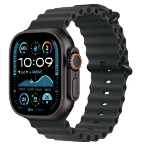 Apple Watch Ultra 2 2024 49mm 4G Viền Titan Đen Dây Alpine Size M-Titan Đen