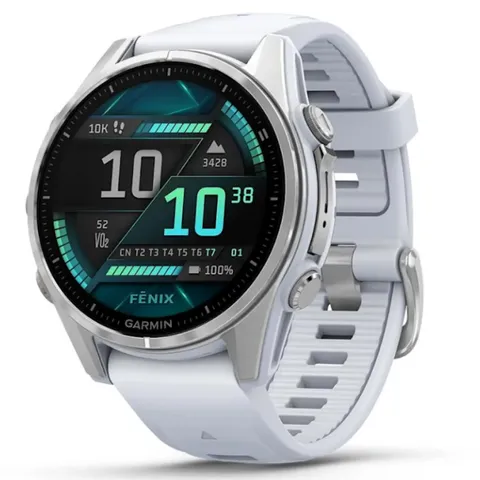 Garmin Fenix 8 43mm viền thép dây silicone
