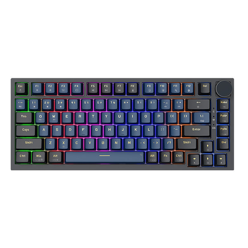 Bàn Phím Cơ E - Dra Ek375 V2 Alpha Black Blue