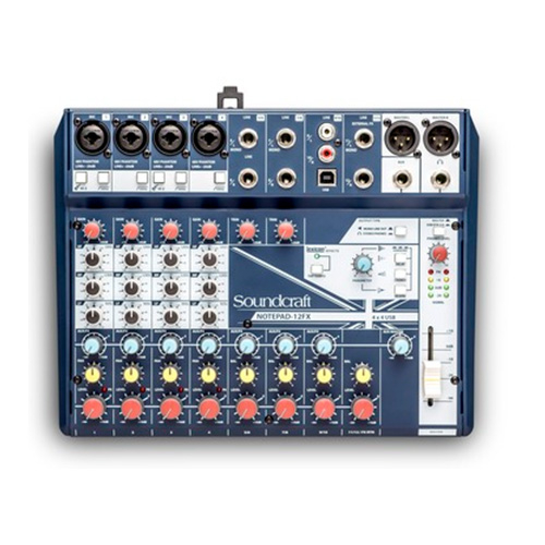 Bộ Trộn Âm Thanh Soundcraft Notedpad 12Ch - Cũ